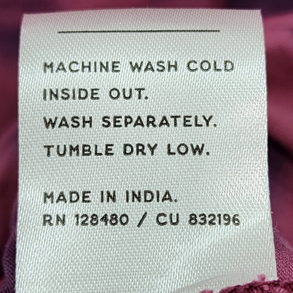 Pact Women's 100% Organic Cotton Tie Dye Shirt Sleeves Mini Dress - S - Picture 7 of 7